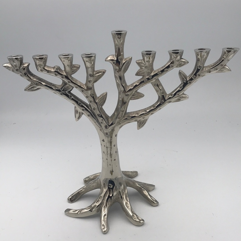 Sam Judaica‎ Chanukah Menorah Candle Stand
